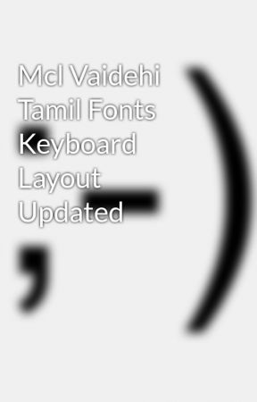 Mcl Vaidehi Tamil Fonts